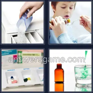 4 Bilder 1 Wort 8 Buchstaben DOSIEREN