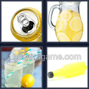 4 Bilder 1 Wort 8 Buchstaben LIMONADE