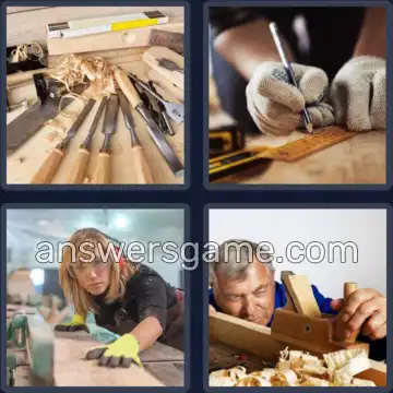 4 Bilder 1 Wort 8 Buchstaben TISCHLER