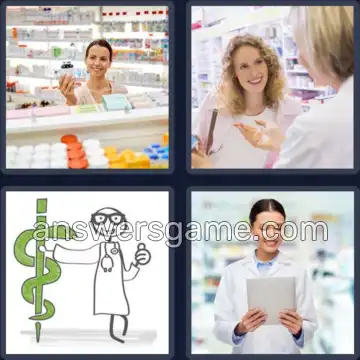 4 Bilder 1 Wort 8 Buchstaben APOTHEKE