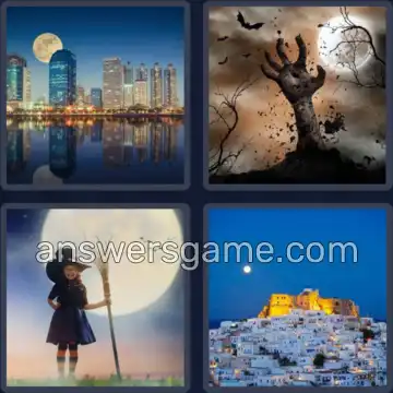 4 Bilder 1 Wort 8 Buchstaben VOLLMOND