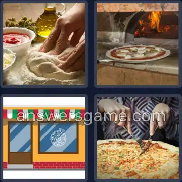 4 Bilder 1 Wort 8 Buchstaben PIZZERIA