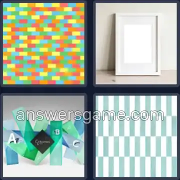 4 Bilder 1 Wort 8 Buchstaben RECHTECK