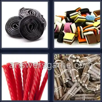 4 Bilder 1 Wort 8 Buchstaben LAKRITZE