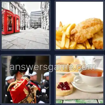 4 Bilder 1 Wort 8 Buchstaben BRITISCH