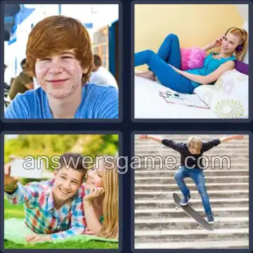 4 Bilder 1 Wort 8 Buchstaben TEENAGER