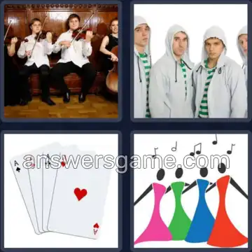 4 Bilder 1 Wort 8 Buchstaben QUARTETT