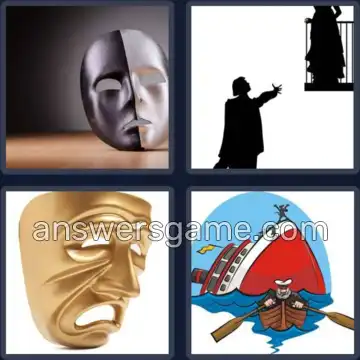 4 Bilder 1 Wort 8 Buchstaben TRAGÖDIE