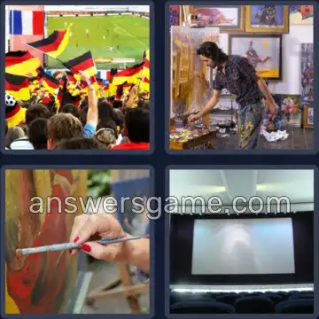 4 Bilder 1 Wort 8 Buchstaben LEINWAND