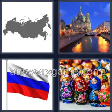 4 Bilder 1 Wort 8 Buchstaben RUSSLAND