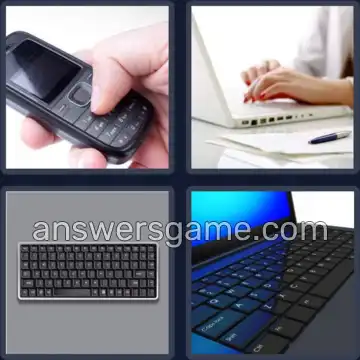 4 Bilder 1 Wort 8 Buchstaben TASTATUR
