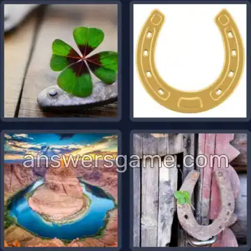 4 Bilder 1 Wort 8 Buchstaben HUFEISEN