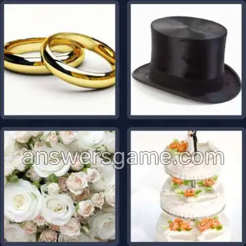4 Bilder 1 Wort 8 Buchstaben HOCHZEIT
