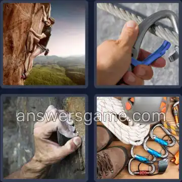 4 Bilder 1 Wort 8 Buchstaben KLETTERN