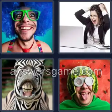 4 Bilder 1 Wort 8 Buchstaben VERRÜCKT