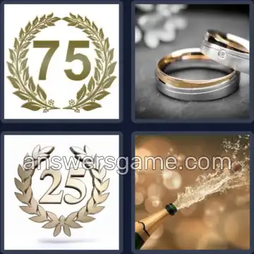 4 Bilder 1 Wort 8 Buchstaben JUBILÄUM