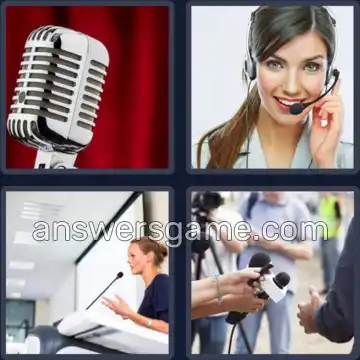 4 Bilder 1 Wort 8 Buchstaben MIKROFON