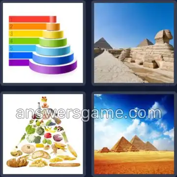 4 Bilder 1 Wort 8 Buchstaben PYRAMIDE