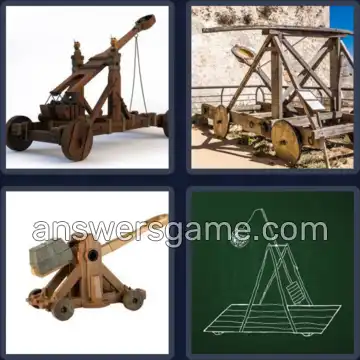 4 Bilder 1 Wort 8 Buchstaben KATAPULT