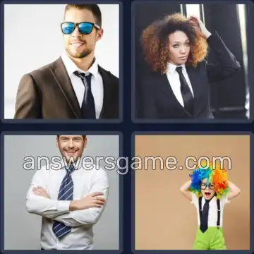 4 Bilder 1 Wort 8 Buchstaben KRAWATTE