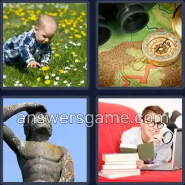 4 Bilder 1 Wort 8 Buchstaben ERKUNDEN