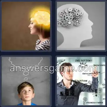 4 Bilder 1 Wort 8 Buchstaben GEDANKEN