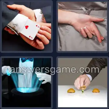 4 Bilder 1 Wort 8 Buchstaben TRICKSEN