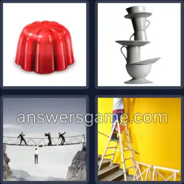 4 Bilder 1 Wort 8 Buchstaben WACKELIG