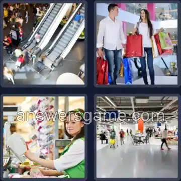 4 Bilder 1 Wort 8 Buchstaben KAUFHAUS