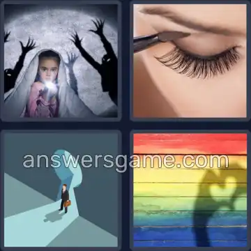 4 Bilder 1 Wort 8 Buchstaben SCHATTEN