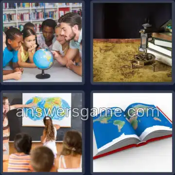 4 Bilder 1 Wort 8 Buchstaben ERDKUNDE