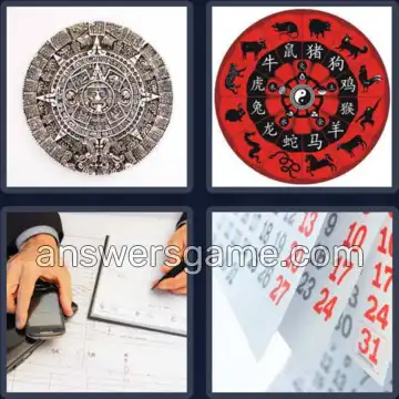 4 Bilder 1 Wort 8 Buchstaben KALENDER