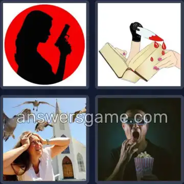 4 Bilder 1 Wort 8 Buchstaben THRILLER