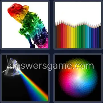 4 Bilder 1 Wort 8 Buchstaben SPEKTRUM