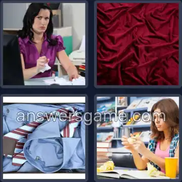 4 Bilder 1 Wort 8 Buchstaben KNITTERN