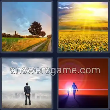 4 Bilder 1 Wort 8 Buchstaben HORIZONT