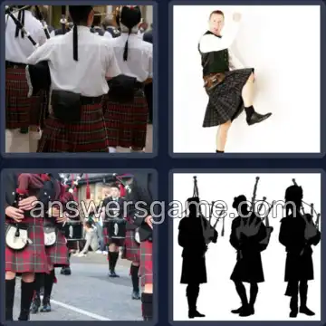 4 Bilder 1 Wort 8 Buchstaben SCHOTTEN