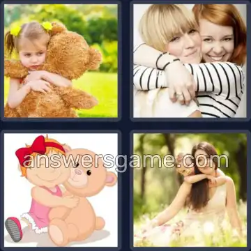 4 Bilder 1 Wort 8 Buchstaben UMARMUNG