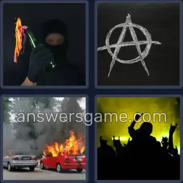 4 Bilder 1 Wort 8 Buchstaben ANARCHIE
