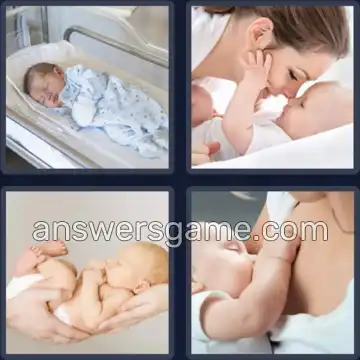 4 Bilder 1 Wort 8 Buchstaben SÄUGLING