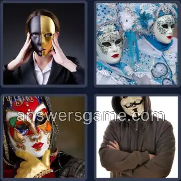 4 Bilder 1 Wort 8 Buchstaben MASKIERT