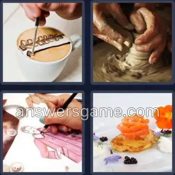 4 Bilder 1 Wort 8 Buchstaben KREATION