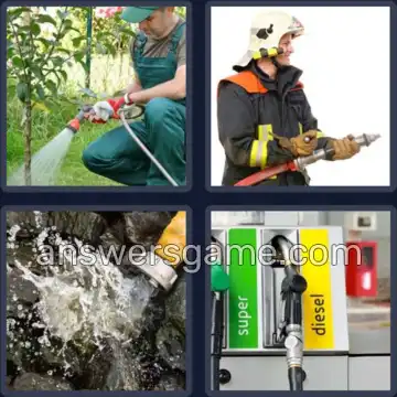 4 Bilder 1 Wort 8 Buchstaben SCHLAUCH