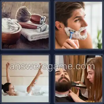 4 Bilder 1 Wort 8 Buchstaben RASIERER