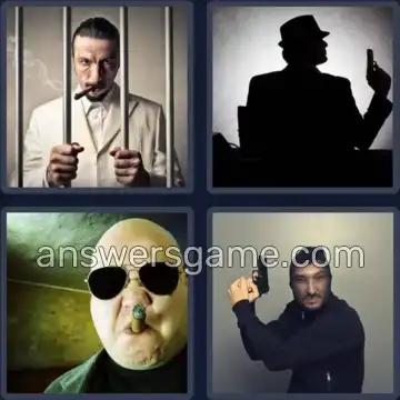4 Bilder 1 Wort 8 Buchstaben GANGSTER