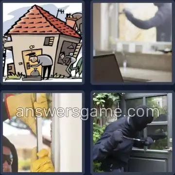 4 Bilder 1 Wort 8 Buchstaben EINBRUCH