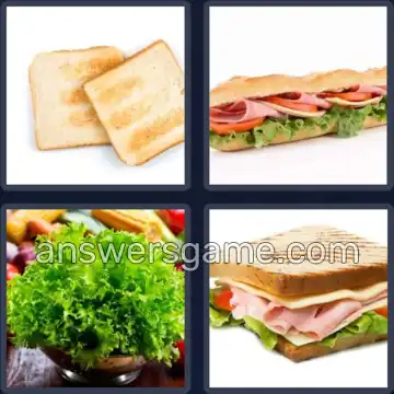 4 Bilder 1 Wort 8 Buchstaben SANDWICH