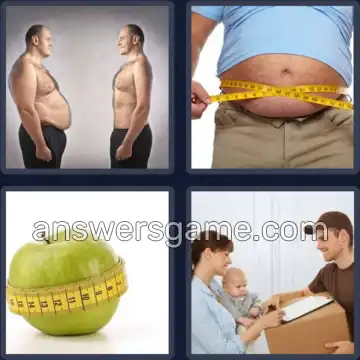 4 Bilder 1 Wort 8 Buchstaben ABNEHMEN