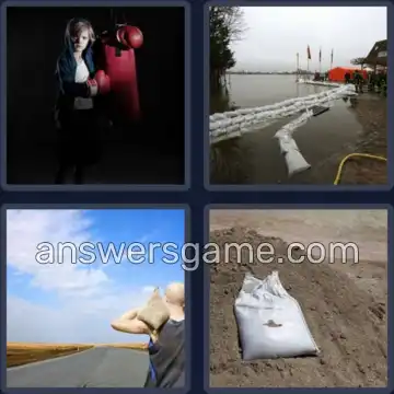 4 Bilder 1 Wort 8 Buchstaben SANDSACK