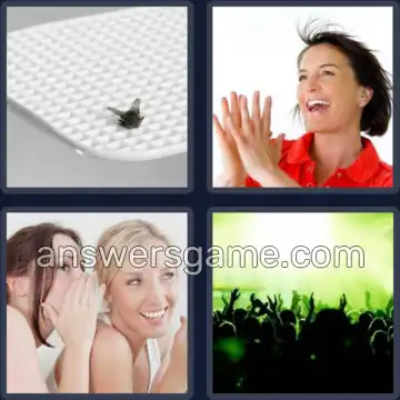 4 Bilder 1 Wort 8 Buchstaben KLATSCHE